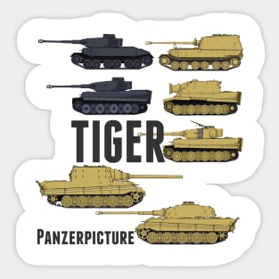 Tiger T-Shirt Sticker